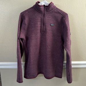 Women’s Patagonia 1/4 Zip Better Sweater Size L